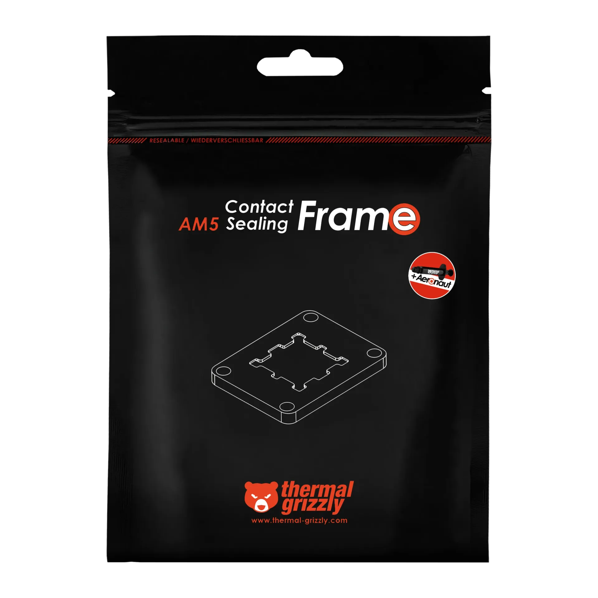 Thermal Grizzly Contact Sealing Frame AM5 para procesadores AMD Ryzen.