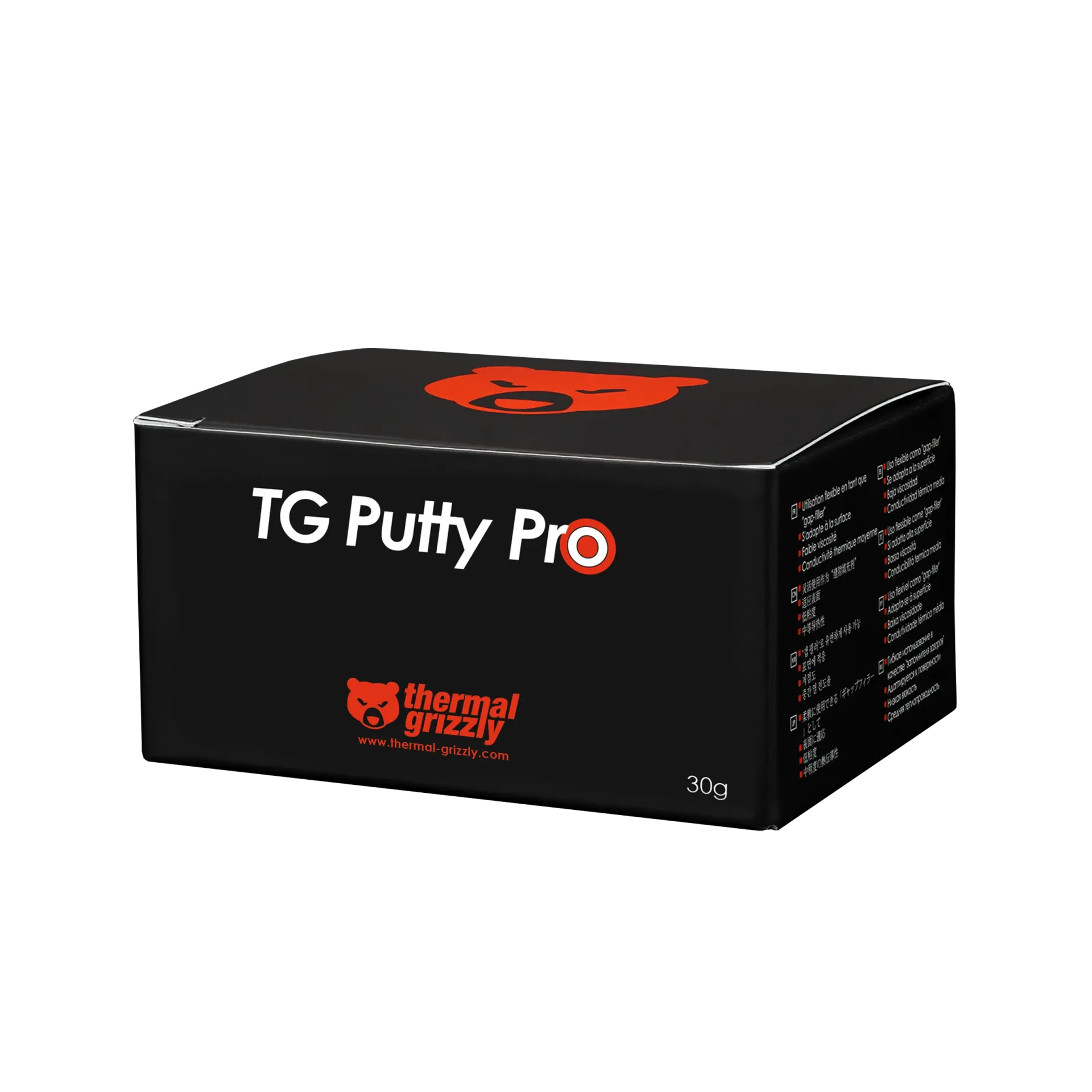 Masilla térmica Thermal Grizzly Putty Pro de 30 g para tarjetas gráficas y componentes electrónicos.